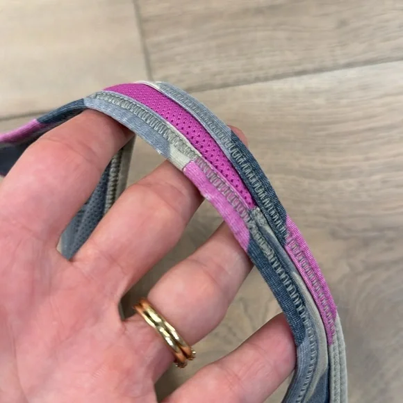 Nike Dri-Fit Women's Geometric Tank Top - Pink and Gray and Taupe - Picture 11 of 11